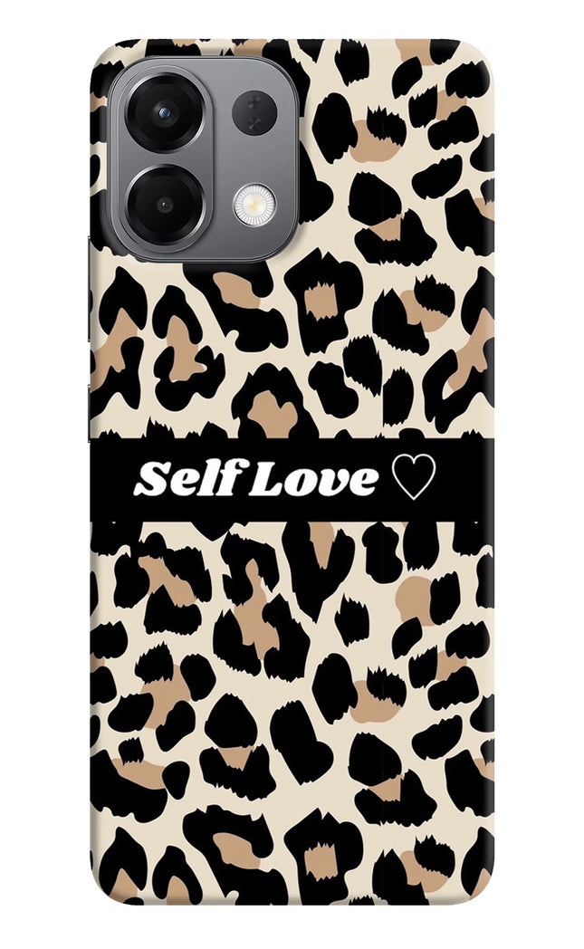Leopard Print Self Love Oppo K13 5G Hard Case Back Cover by Casekaro