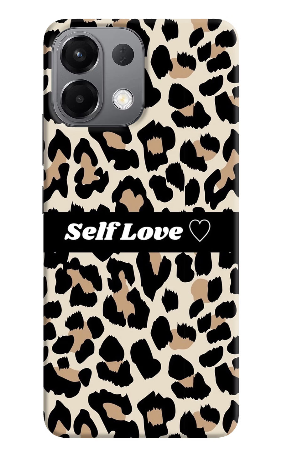 Leopard Print Self Love Oppo K13 5G Back Cover, Hard case