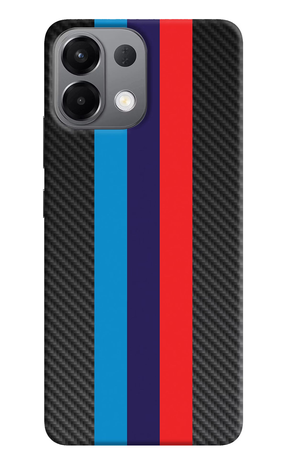 BMW Stripes Pattern Oppo K13 5G Hard Case Back Cover by Casekaro