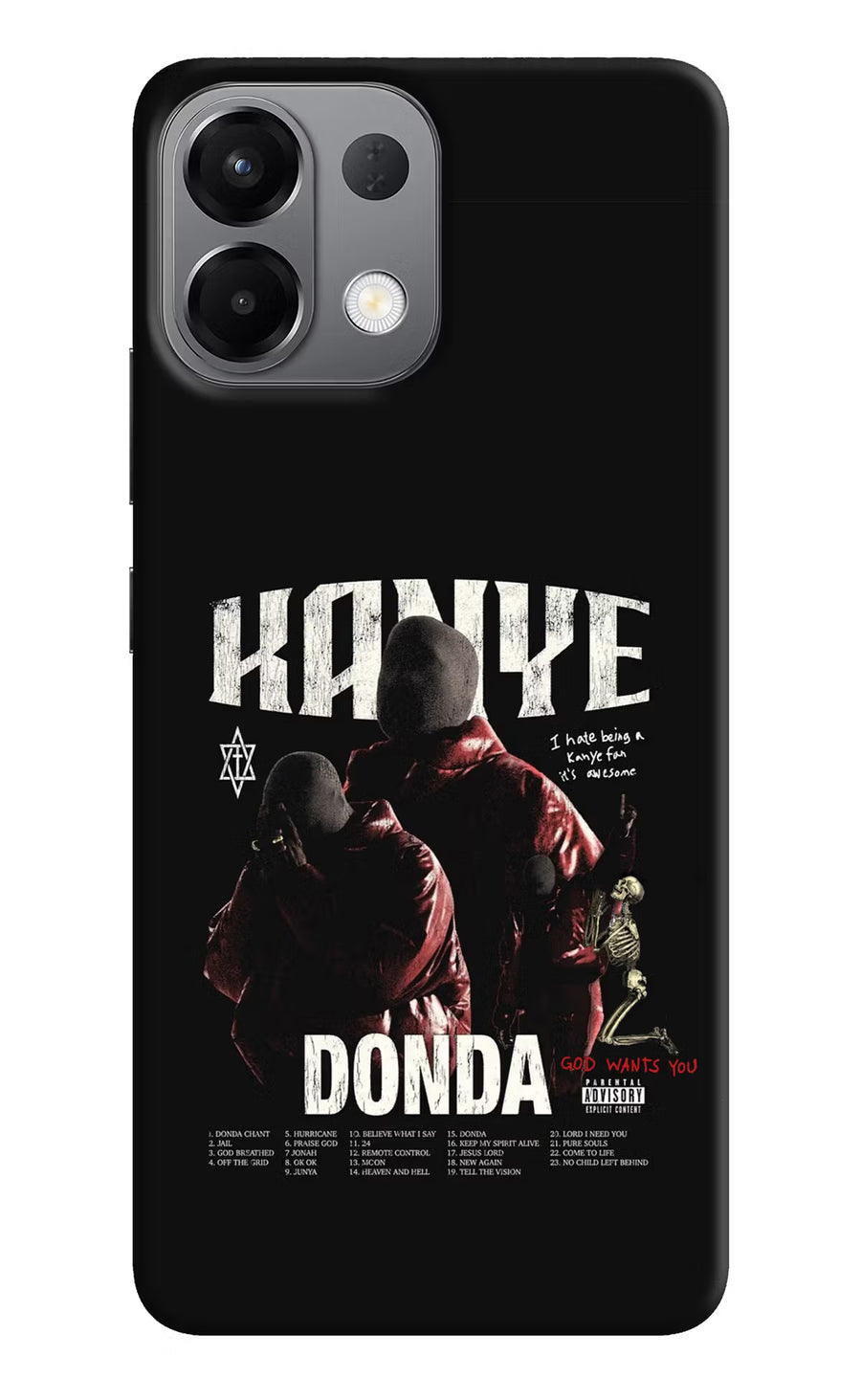 Donda Kanye West Oppo K13 5G Back Cover, Hard case