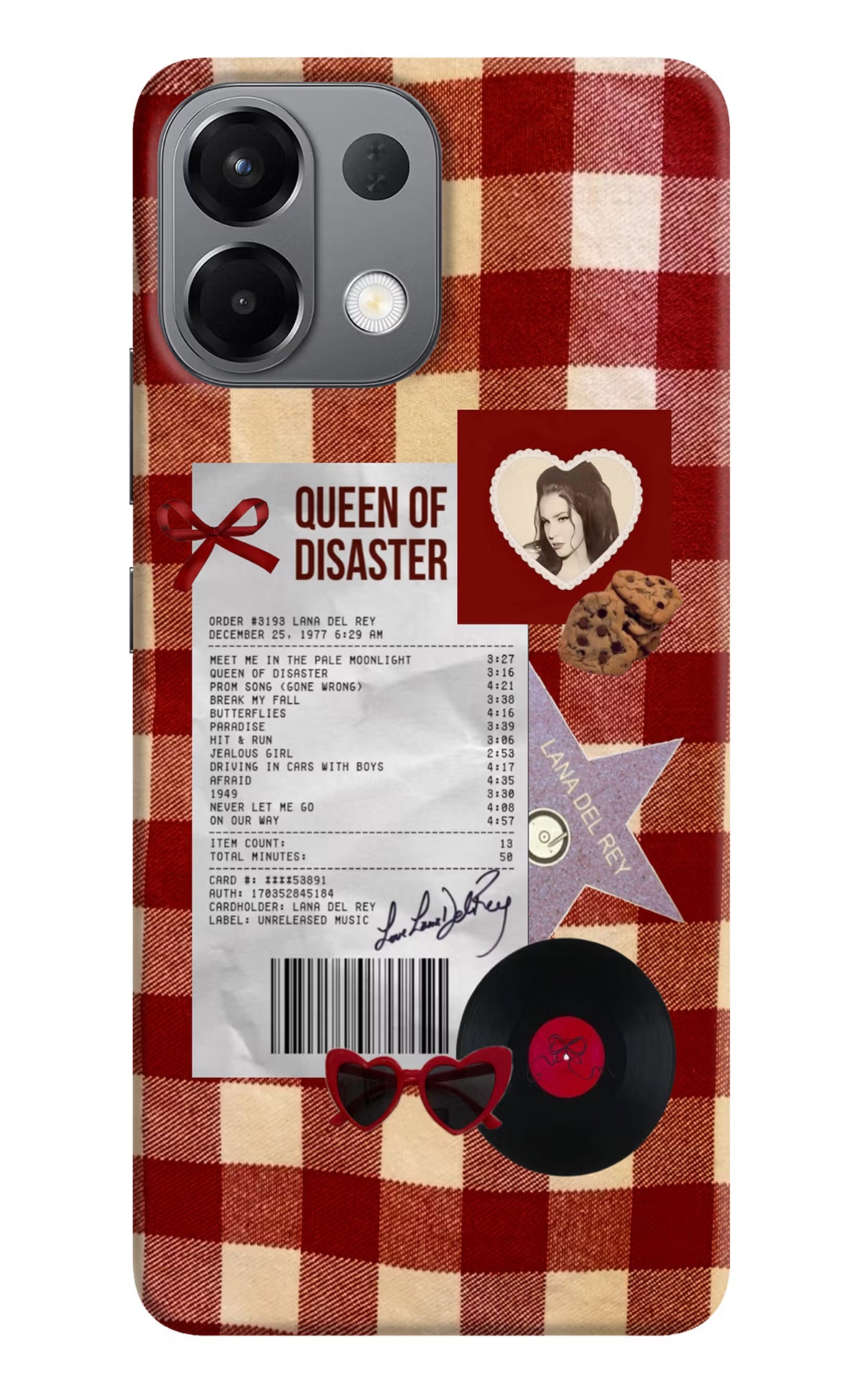Queen of Disaster Oppo K13 5G Hard Case Back Cover by Casekaro