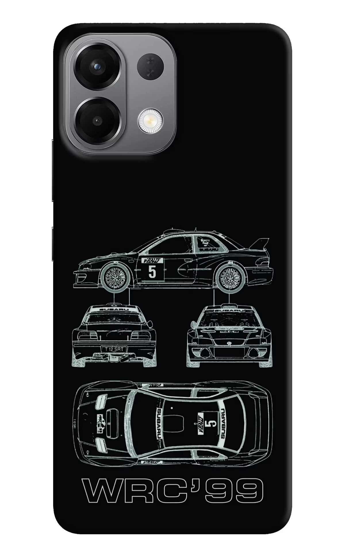 WRC'99 Oppo K13 5G Hard Case Back Cover by Casekaro