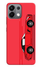 Red Velocity Oppo K13 5G Hard Case Back Cover by Casekaro