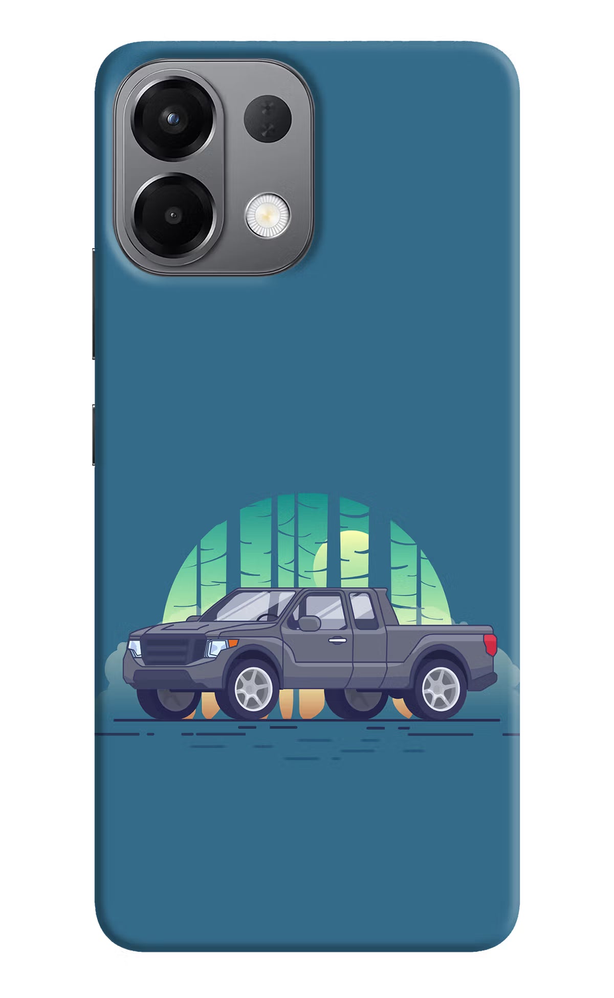 Retro Garage Vibe Oppo K13 5G Hard Case Back Cover by Casekaro