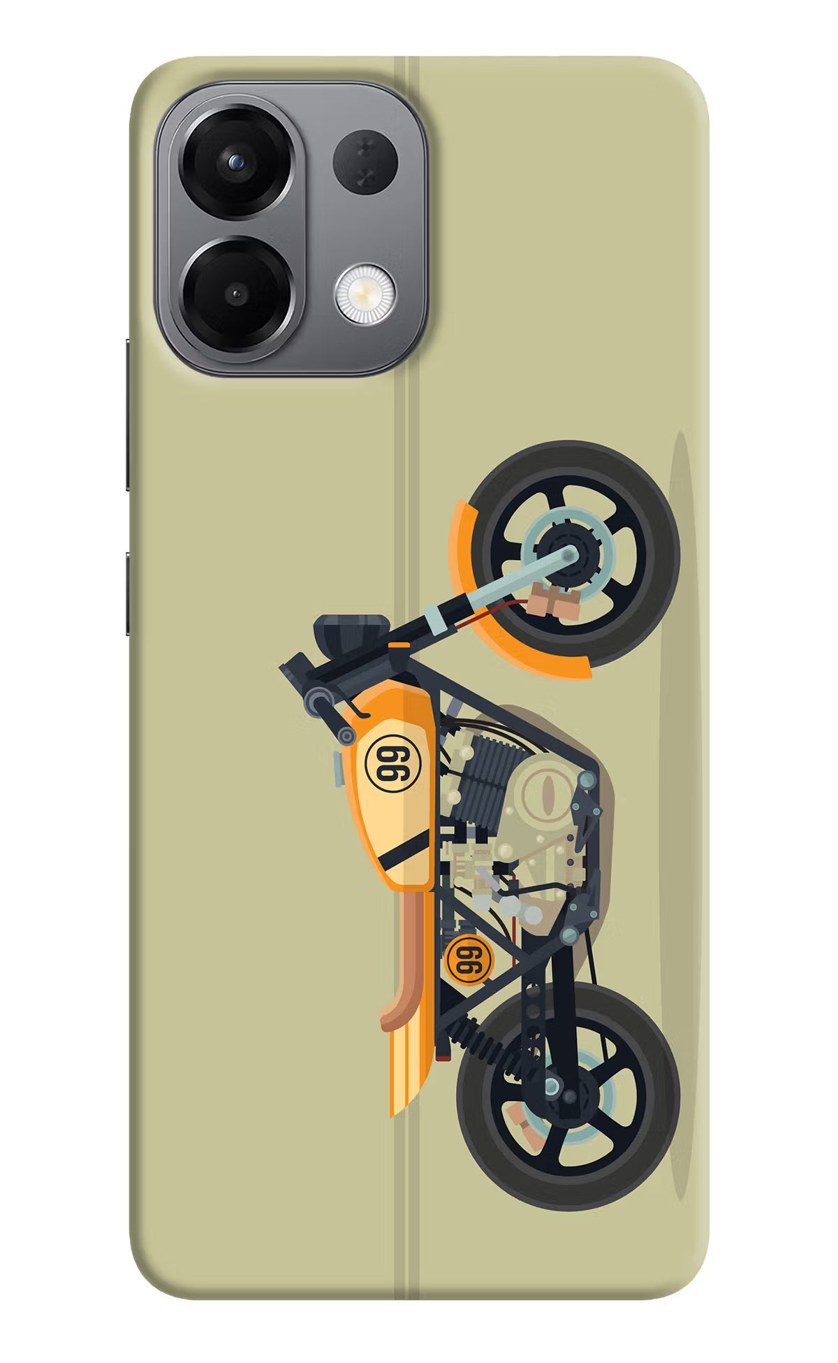 Vertical Speedster Oppo K13 5G Hard Case Back Cover by Casekaro