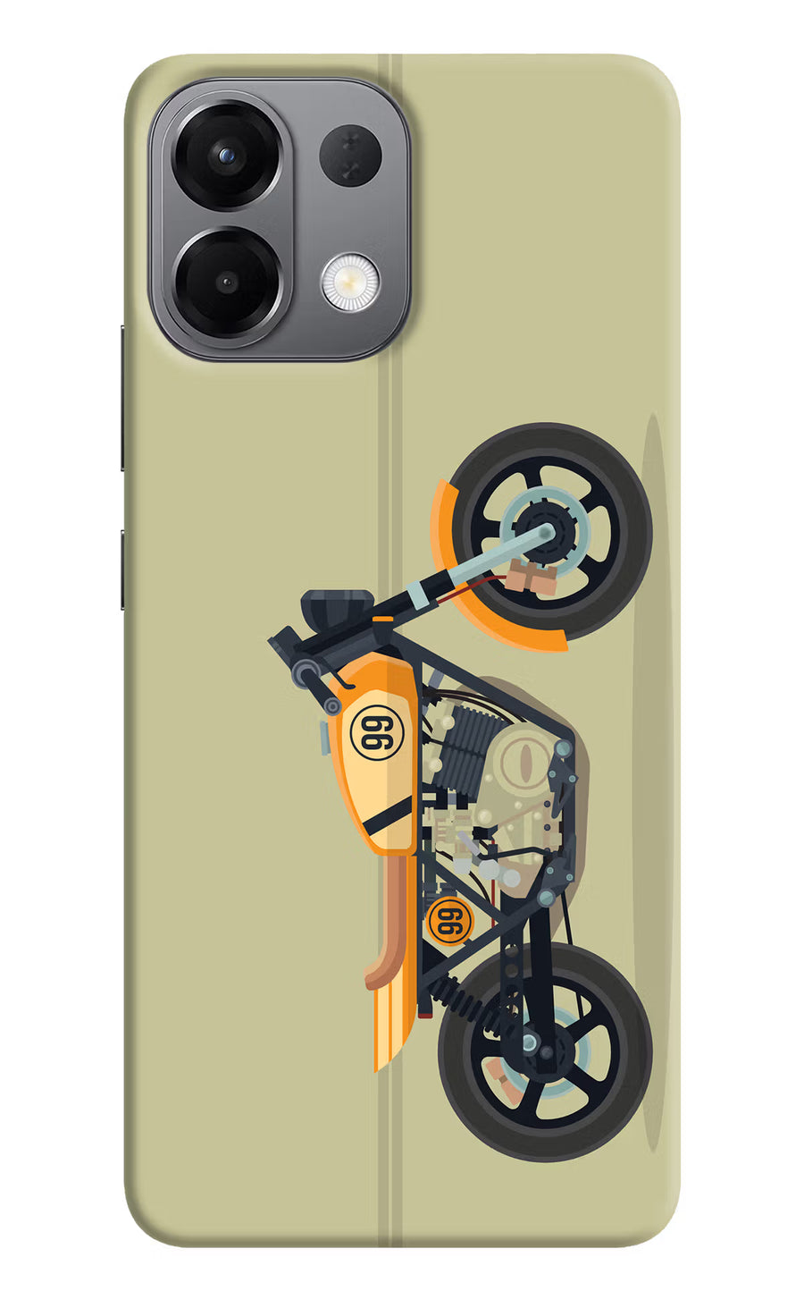 Vertical Speedster Oppo K13 5G Back Cover, Hard case
