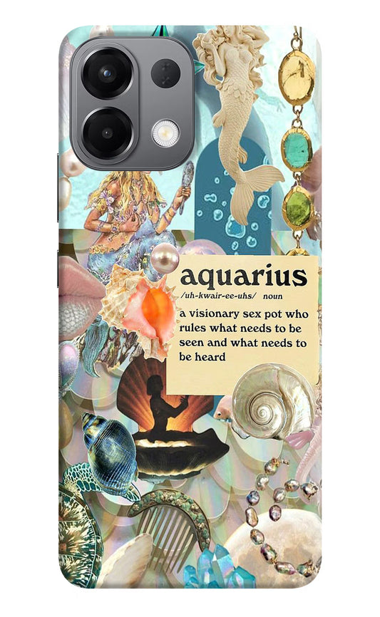 Aquarius Zodiac Oppo K13 5G Hard Case Back Cover by Casekaro