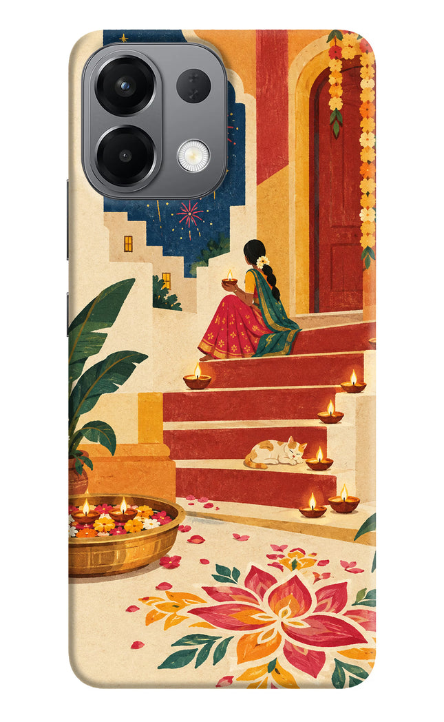 Diwali Rangoli Oppo K13 5G Hard Case Back Cover by Casekaro