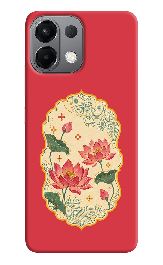 Pink Lotus Oppo K13 5G Hard Case Back Cover by Casekaro