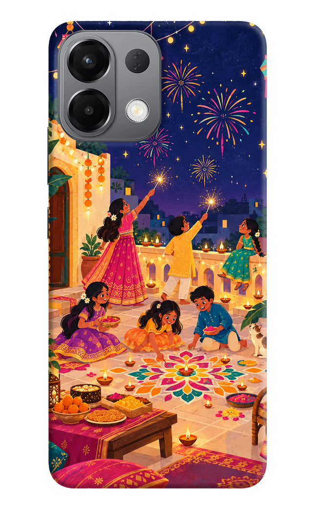 Diwali Night Oppo K13 5G Hard Case Back Cover by Casekaro