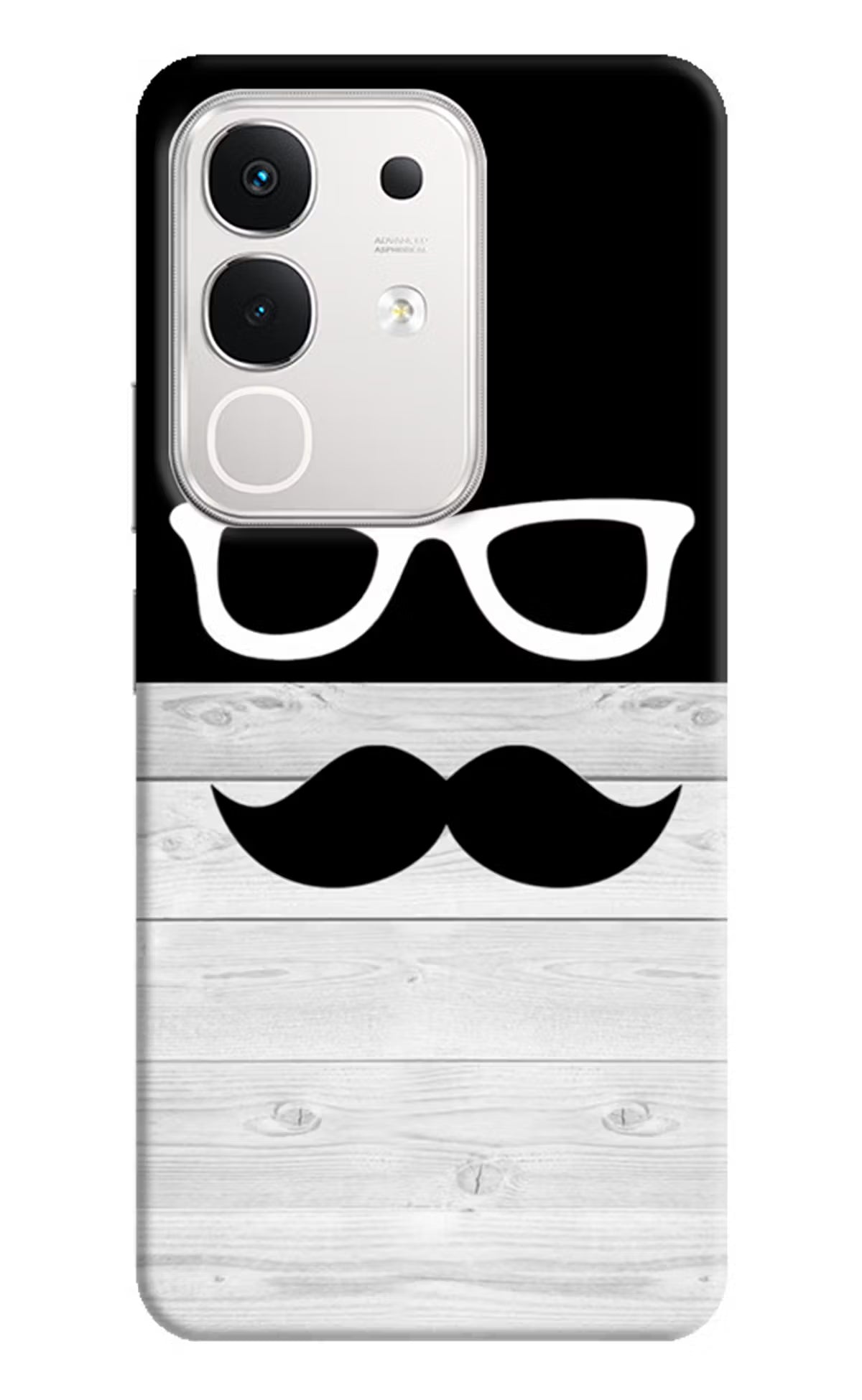 Mustache iQOO Z10x 5G Hard Case Back Cover by Casekaro