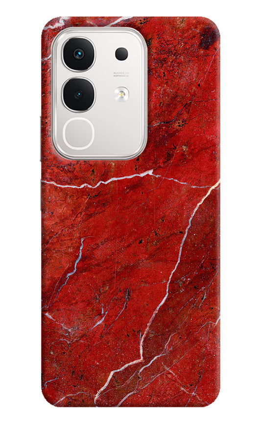 Red Marble Design iQOO Z10x 5G Hard Case Back Cover by Casekaro