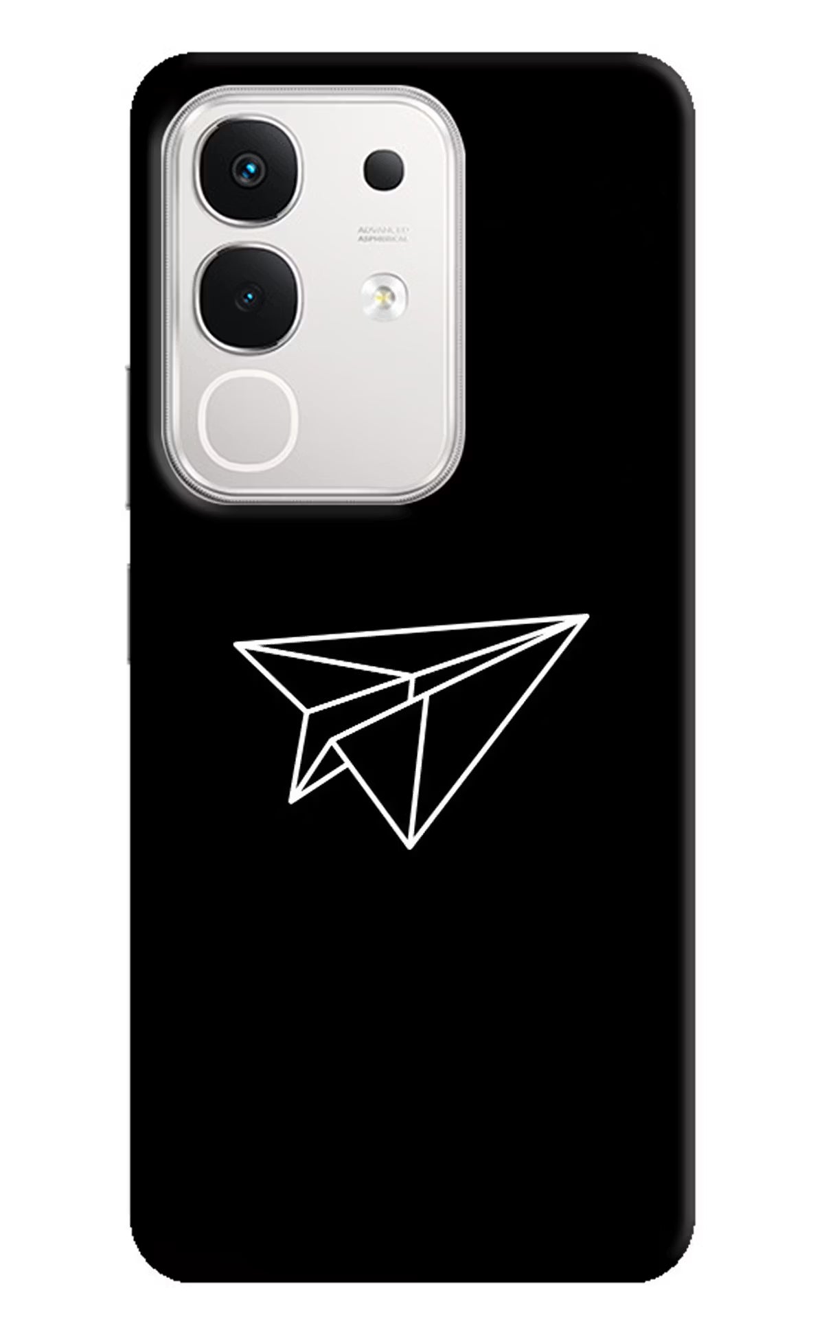 Paper Plane White iQOO Z10x 5G Hard Case Back Cover by Casekaro