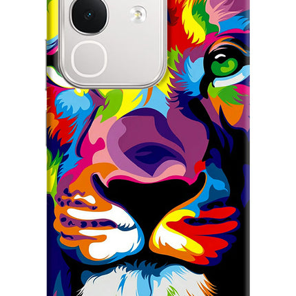 Lion iQOO Z10x 5G Hard Case Back Cover by Casekaro