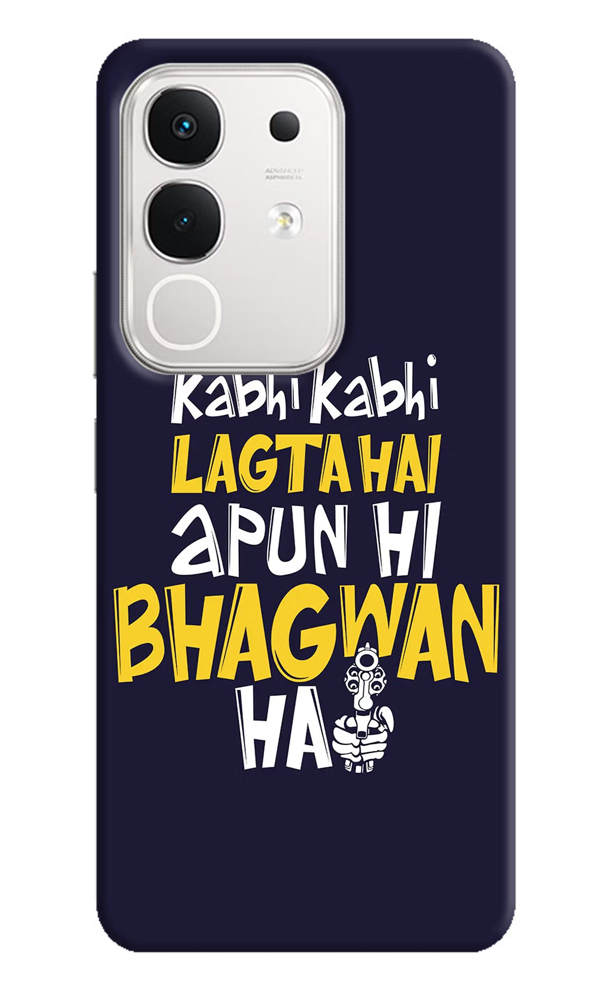 Kabhi Kabhi Lagta Hai Apun Hi Bhagwan Hai iQOO Z10x 5G Hard Case Back Cover by Casekaro