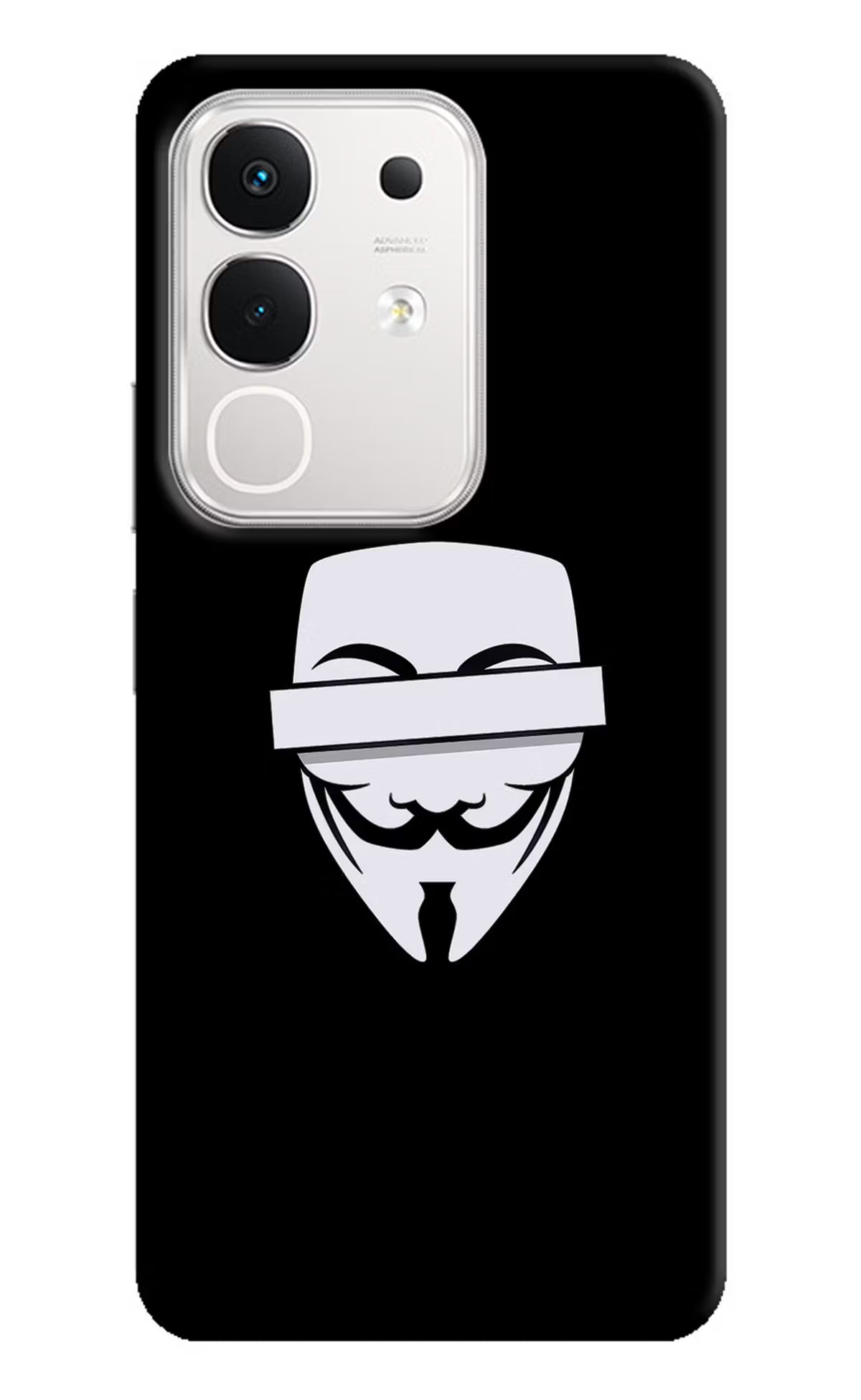Anonymous Face iQOO Z10x 5G Hard Case Back Cover by Casekaro