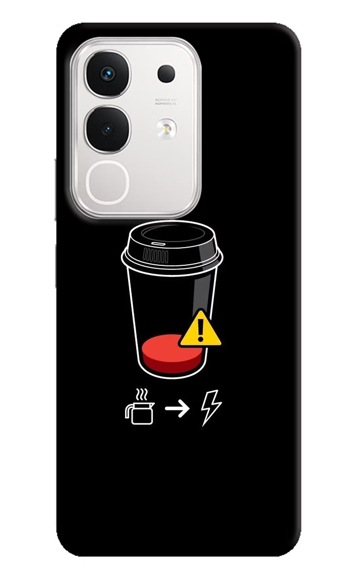 Coffee iQOO Z10x 5G Hard Case Back Cover by Casekaro