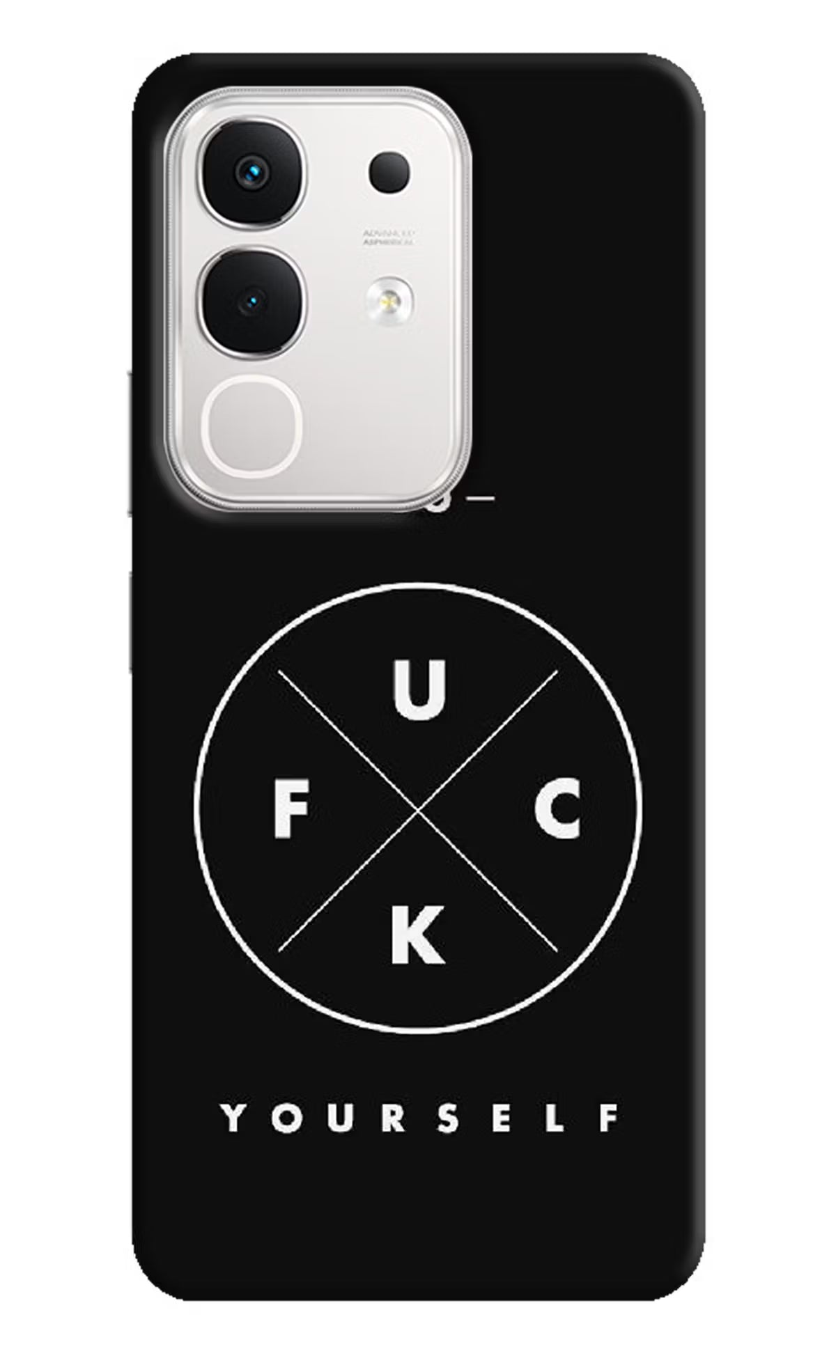 Go Fuck Yourself iQOO Z10x 5G Hard Case Back Cover by Casekaro