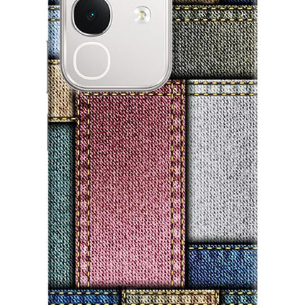 Multicolor Jeans iQOO Z10x 5G Hard Case Back Cover by Casekaro