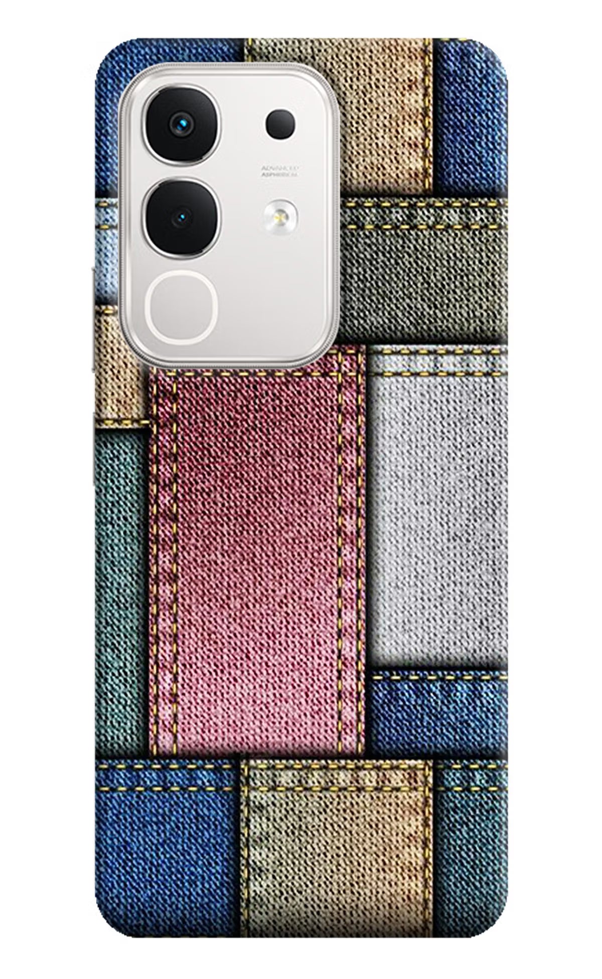 Multicolor Jeans iQOO Z10x 5G Hard Case Back Cover by Casekaro