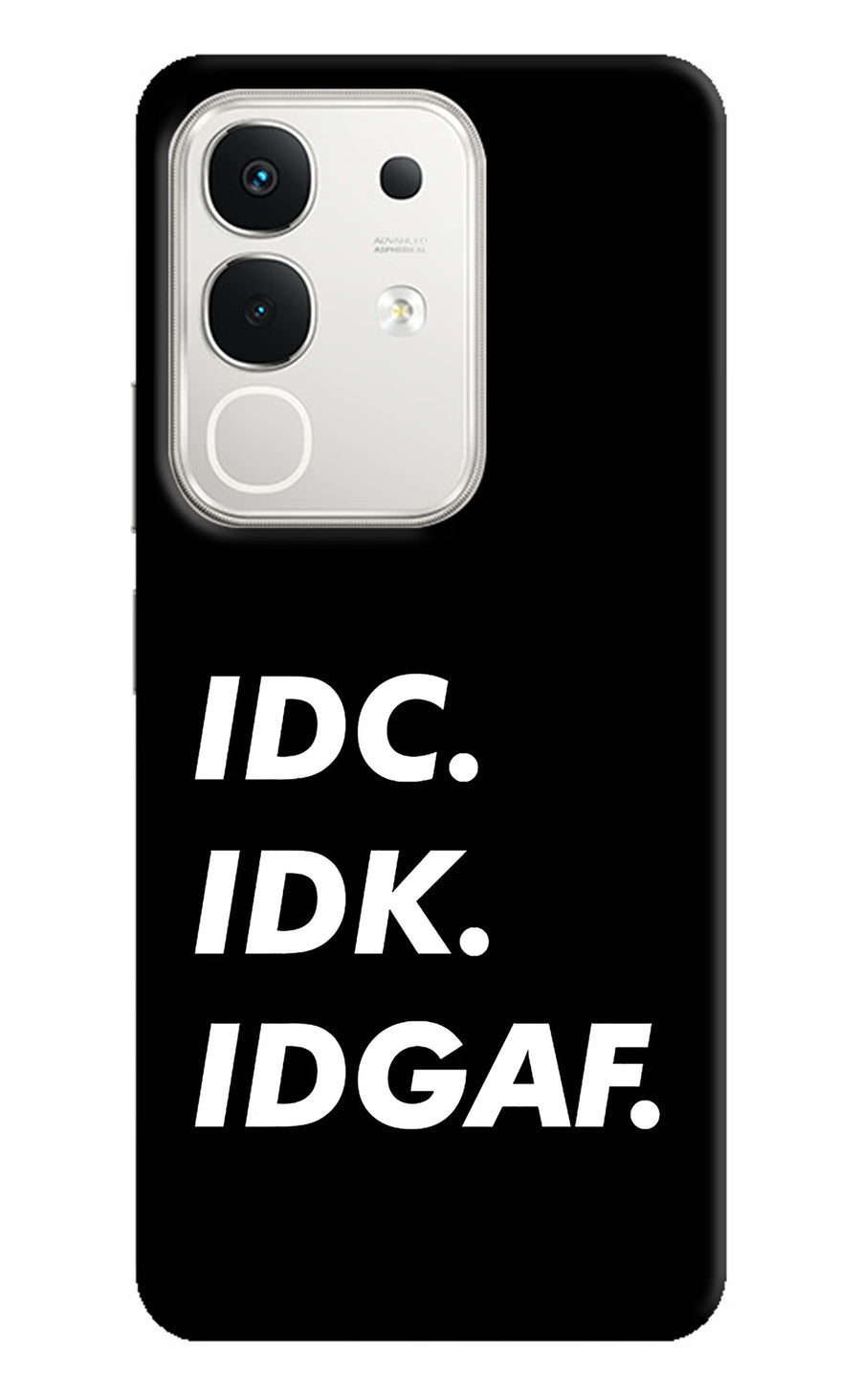 Idc Idk Idgaf iQOO Z10x 5G Back Cover, Hard case