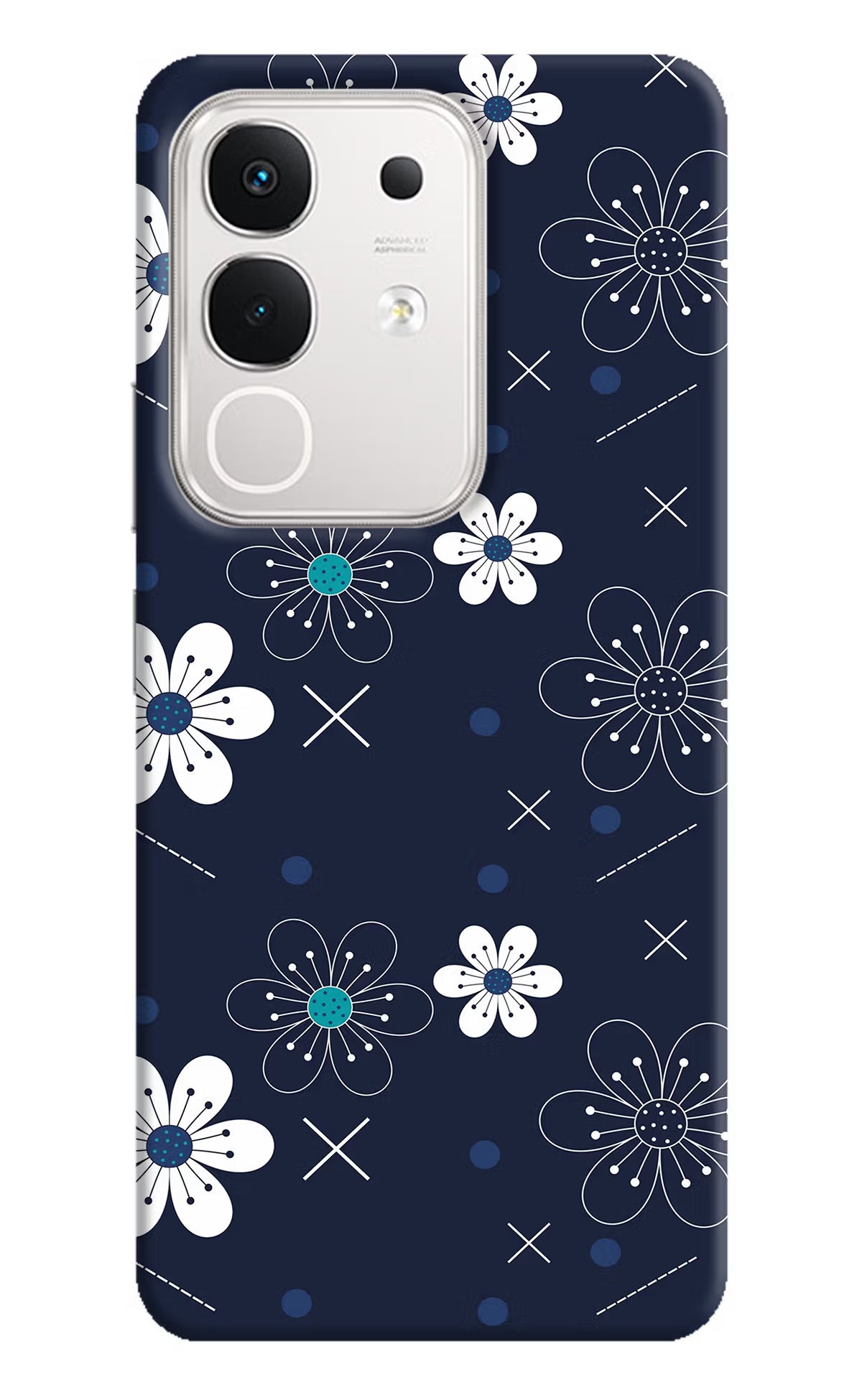 Flowers iQOO Z10x 5G Hard Case Back Cover by Casekaro
