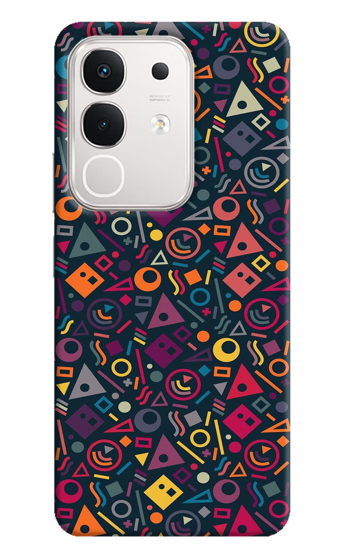 Geometric Abstract iQOO Z10x 5G Hard Case Back Cover by Casekaro