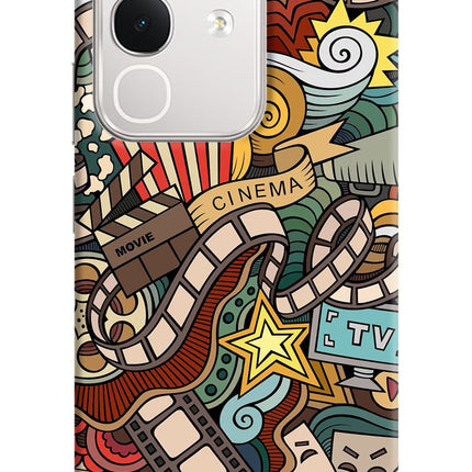 Cinema Abstract iQOO Z10x 5G Hard Case Back Cover by Casekaro