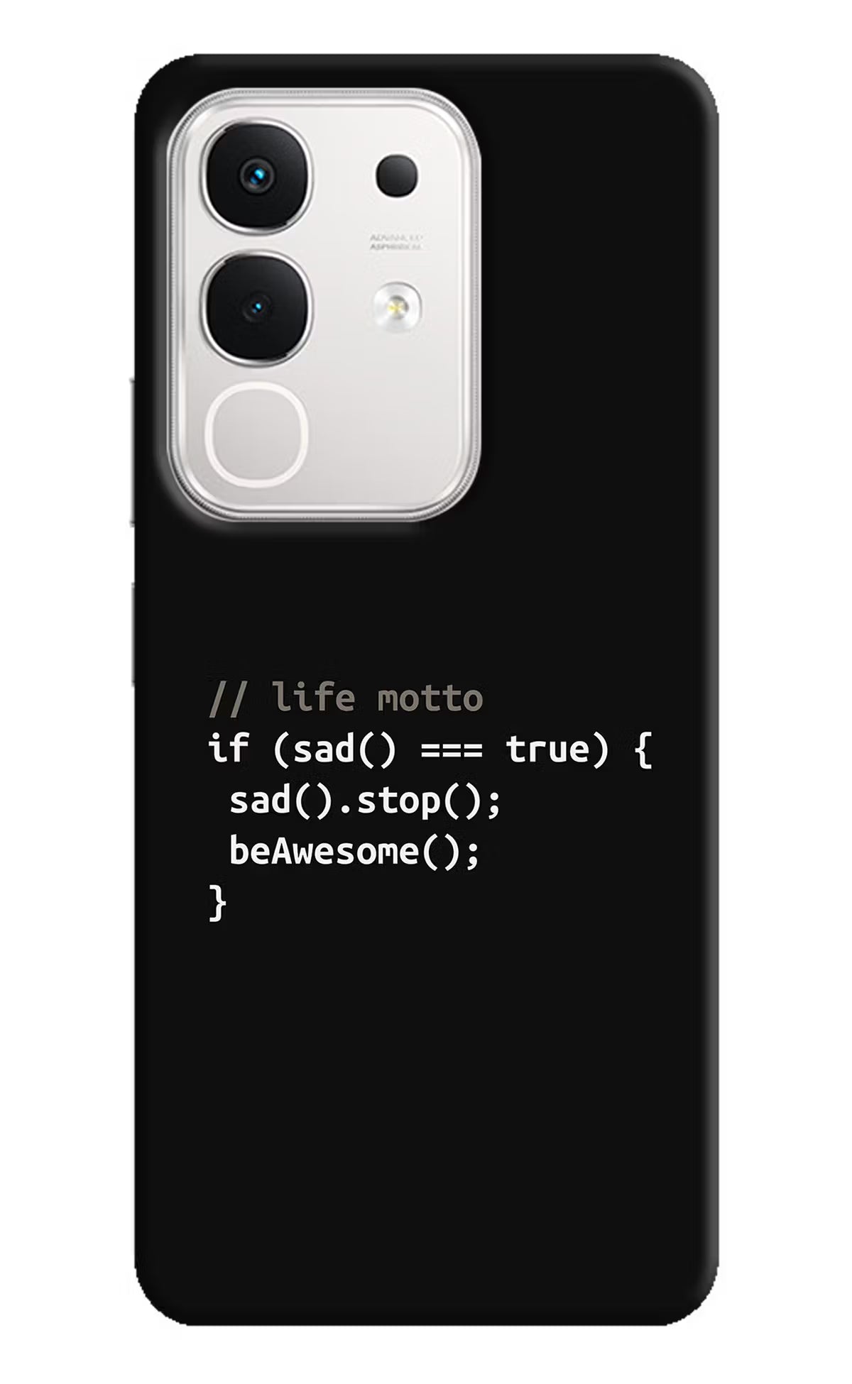 Life Motto Code iQOO Z10x 5G Hard Case Back Cover by Casekaro