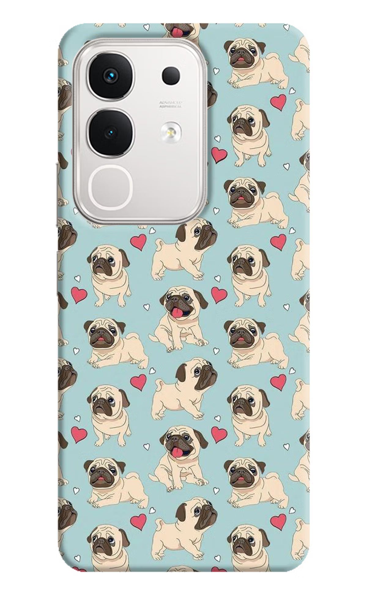 Pug Dog iQOO Z10x 5G Hard Case Back Cover by Casekaro