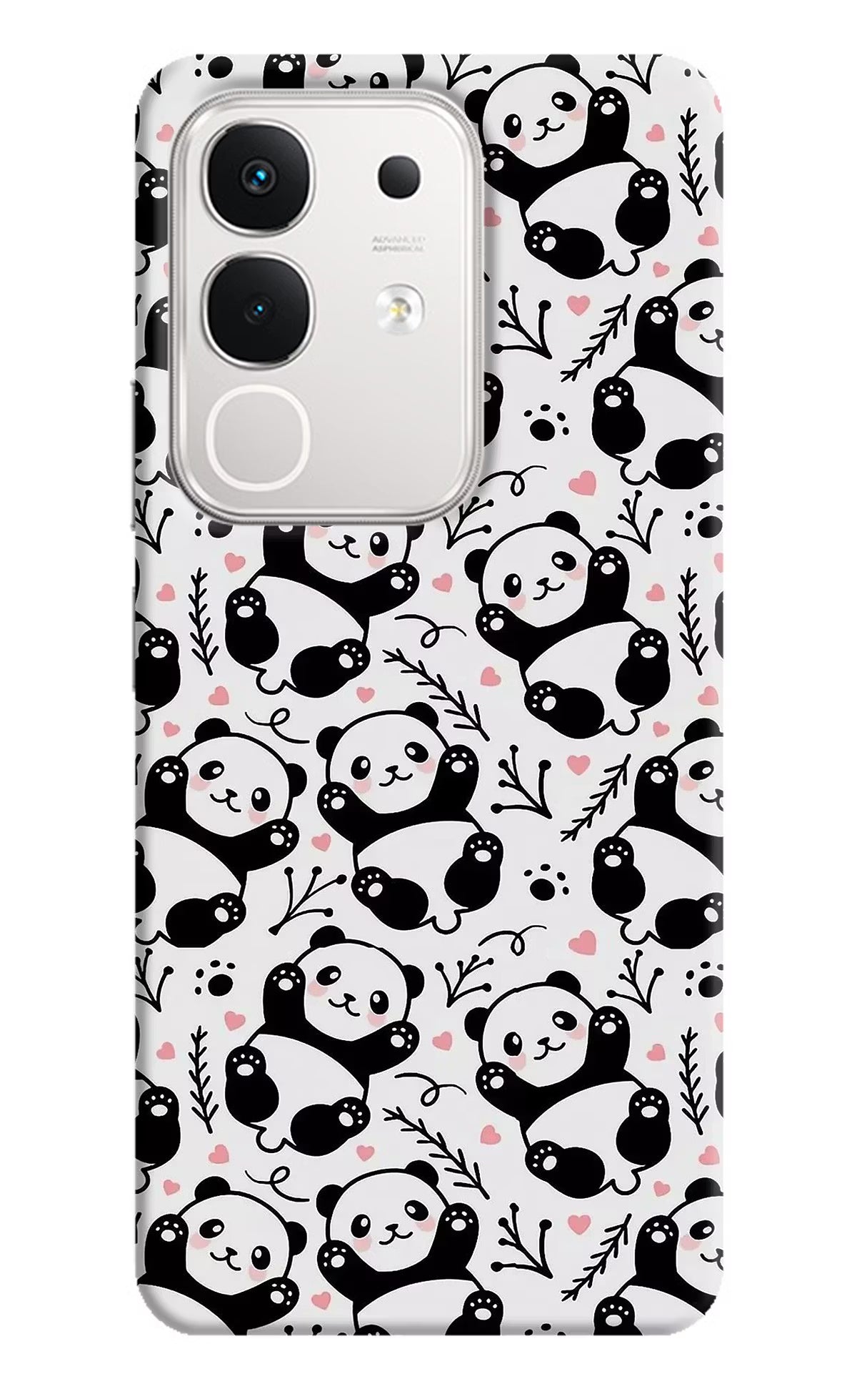Cute Panda iQOO Z10x 5G Hard Case Back Cover by Casekaro