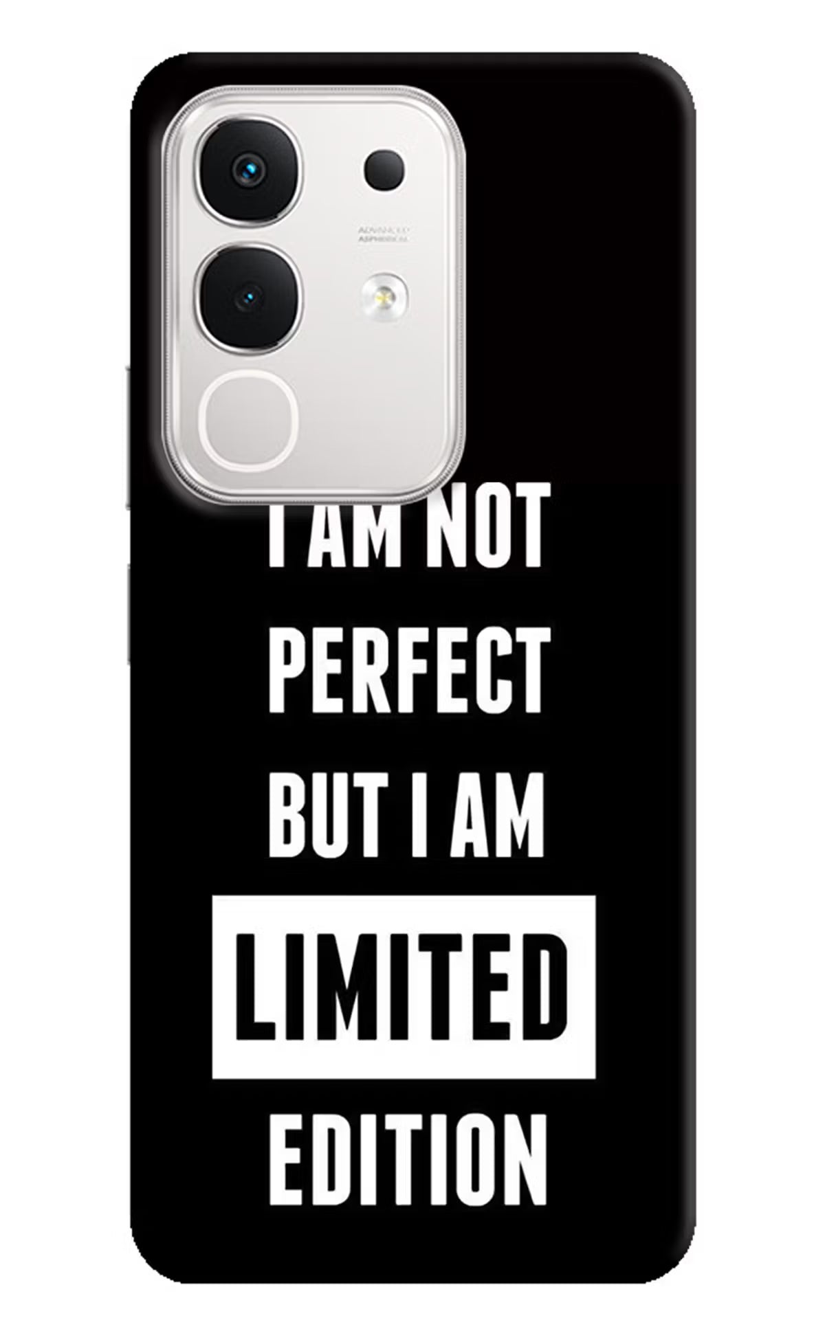 I Am Not Perfect But I Am Limited Edition iQOO Z10x 5G Hard Case Back Cover by Casekaro