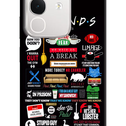 FRIENDS iQOO Z10x 5G Hard Case Back Cover by Casekaro