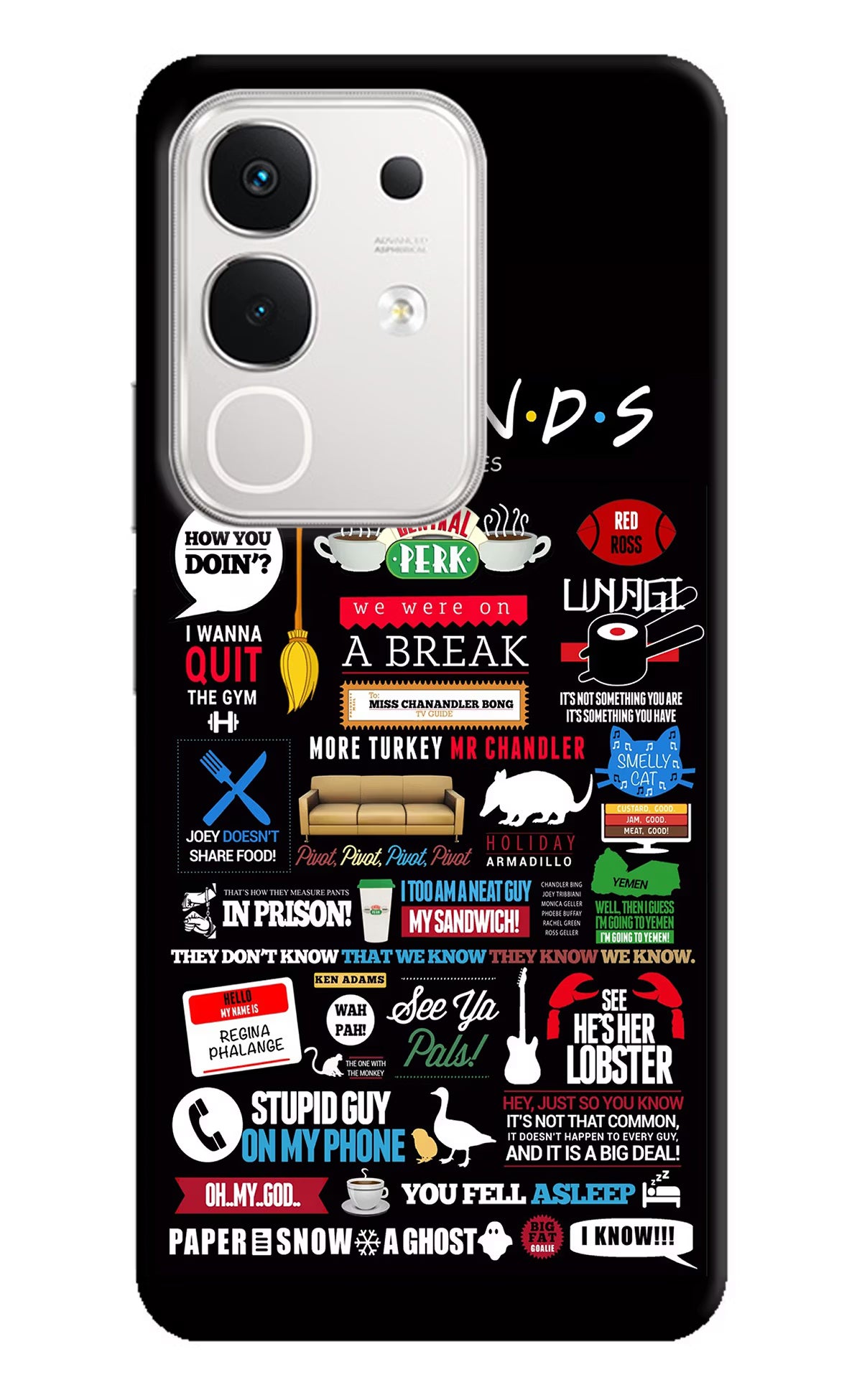 FRIENDS iQOO Z10x 5G Hard Case Back Cover by Casekaro