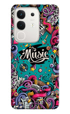 Music Graffiti iQOO Z10x 5G Hard Case Back Cover by Casekaro