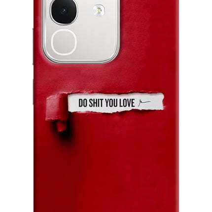 Do Shit You Love iQOO Z10x 5G Hard Case Back Cover by Casekaro