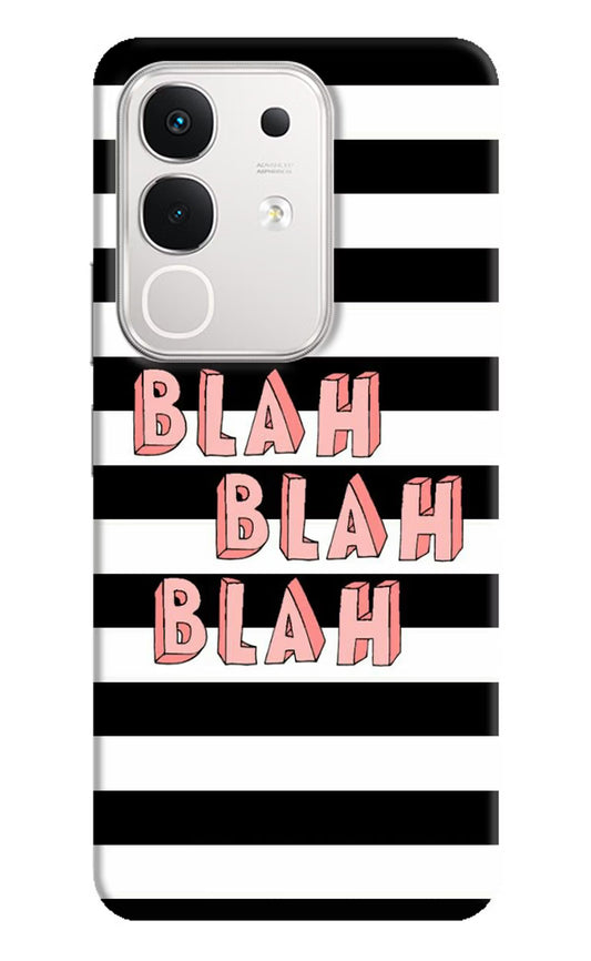Blah Blah Blah iQOO Z10x 5G Hard Case Back Cover by Casekaro