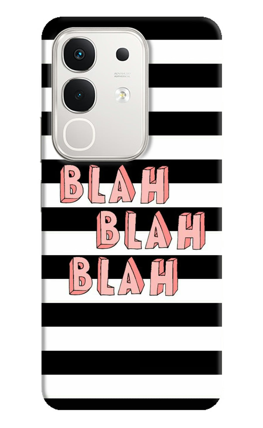 Blah Blah Blah iQOO Z10x 5G Back Cover, Hard case