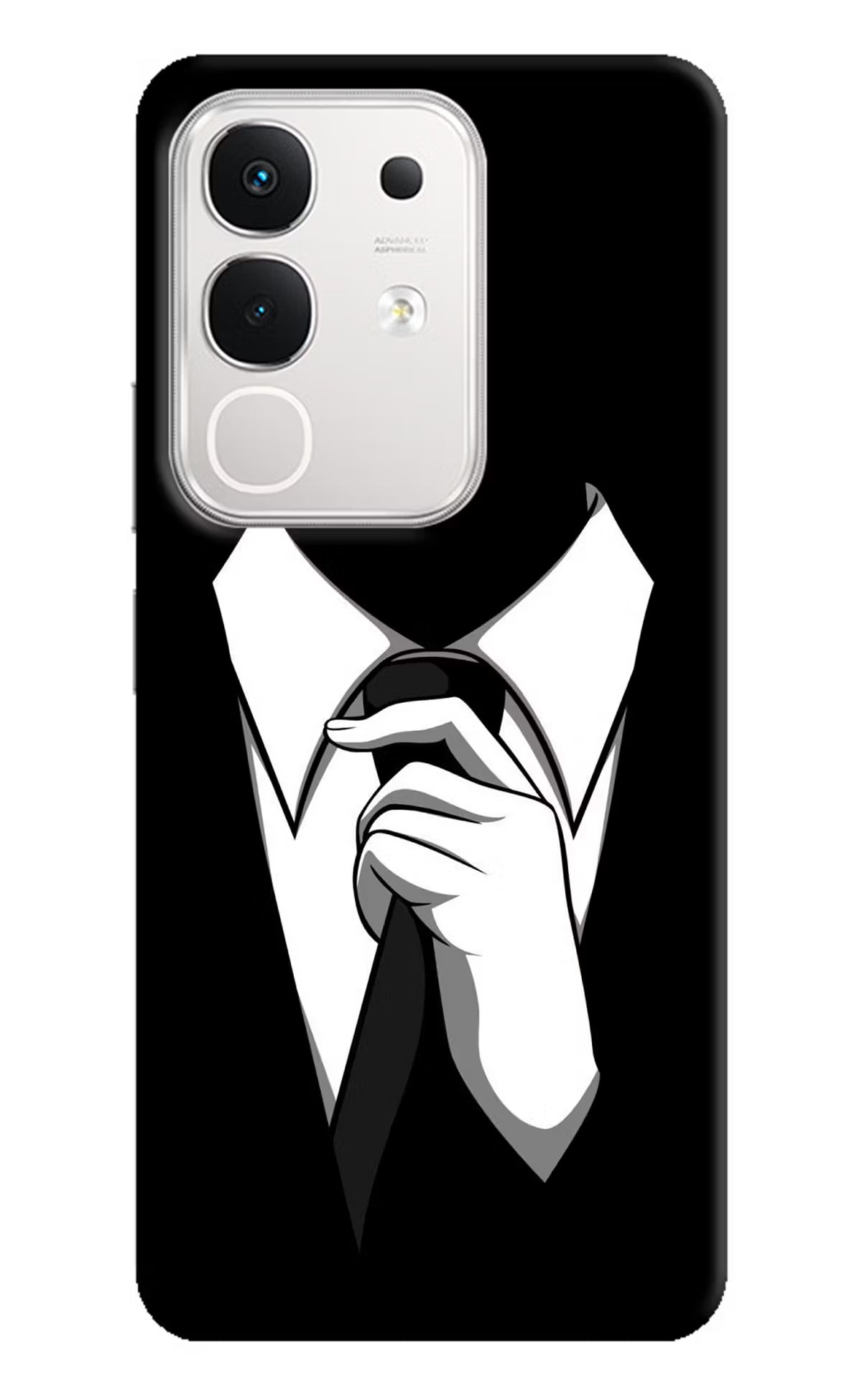 Black Tie iQOO Z10x 5G Hard Case Back Cover by Casekaro