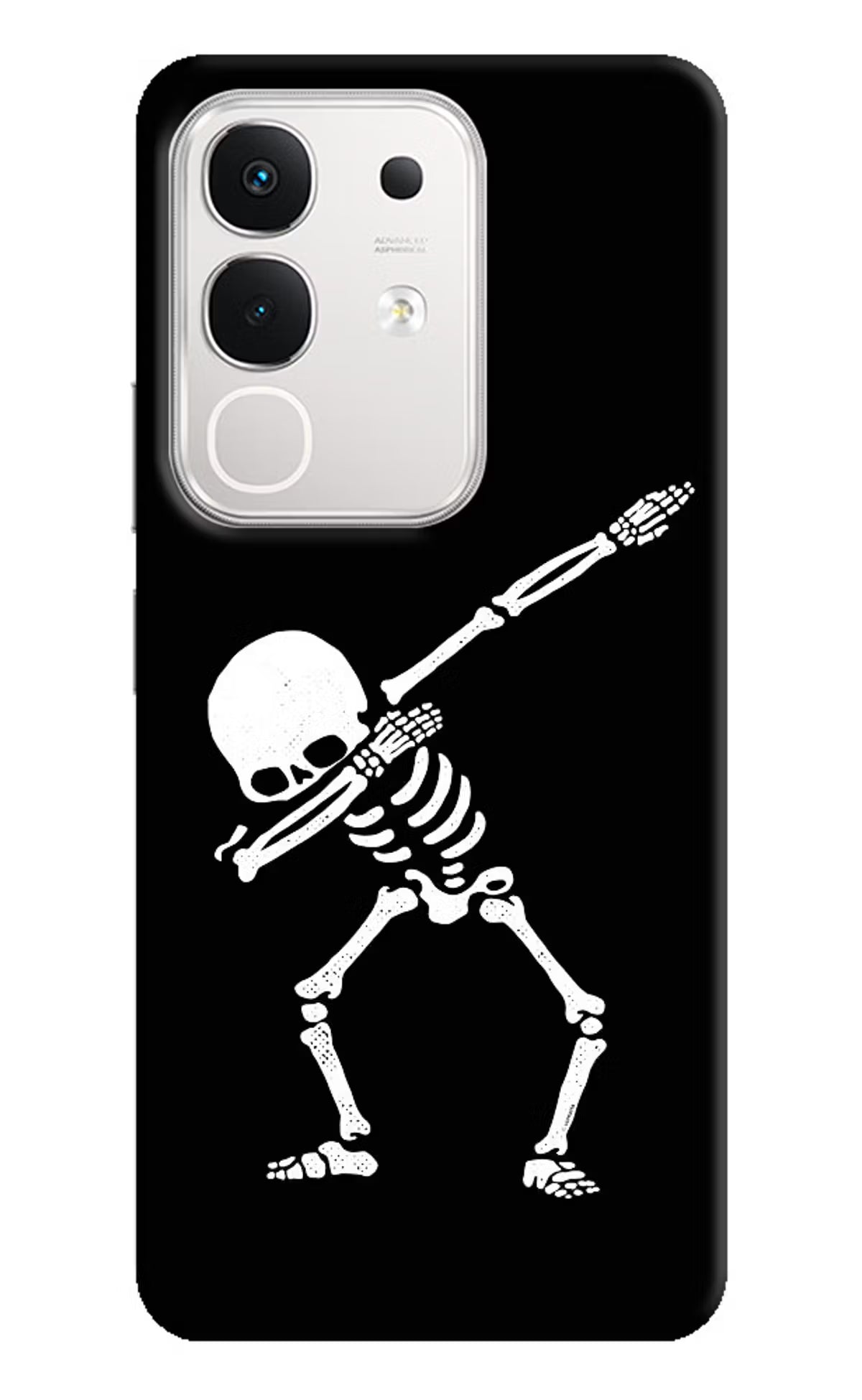 Dabbing Skeleton Art iQOO Z10x 5G Hard Case Back Cover by Casekaro