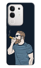 Smoking iQOO Z10x 5G Hard Case Back Cover by Casekaro