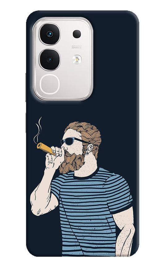 Smoking iQOO Z10x 5G Hard Case Back Cover by Casekaro