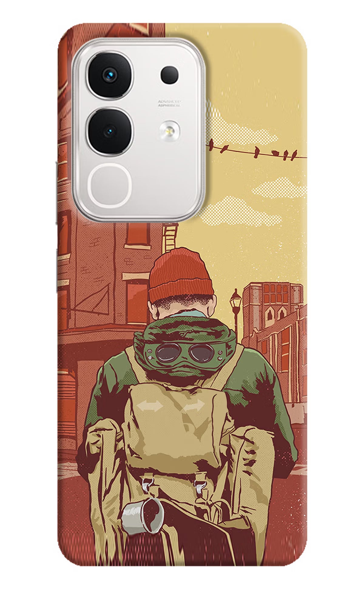 Adventurous iQOO Z10x 5G Hard Case Back Cover by Casekaro