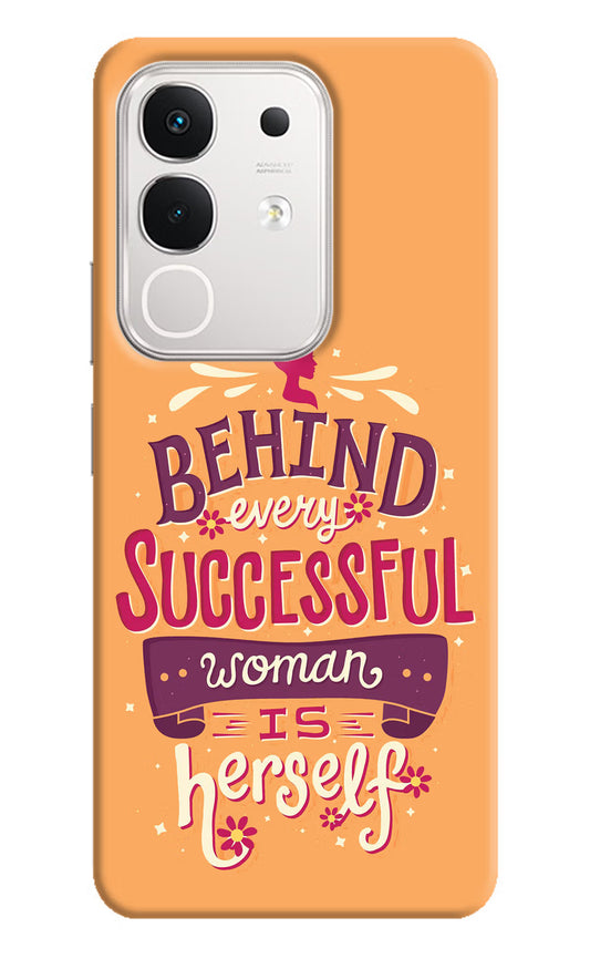 Behind Every Successful Woman There Is Herself iQOO Z10x 5G Hard Case Back Cover by Casekaro