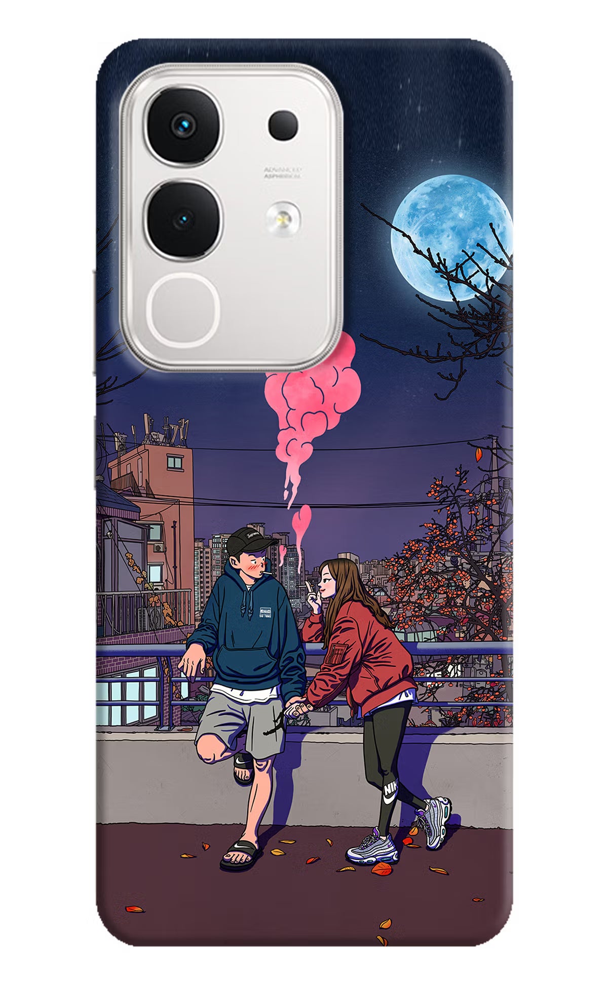 Chilling Couple iQOO Z10x 5G Hard Case Back Cover by Casekaro