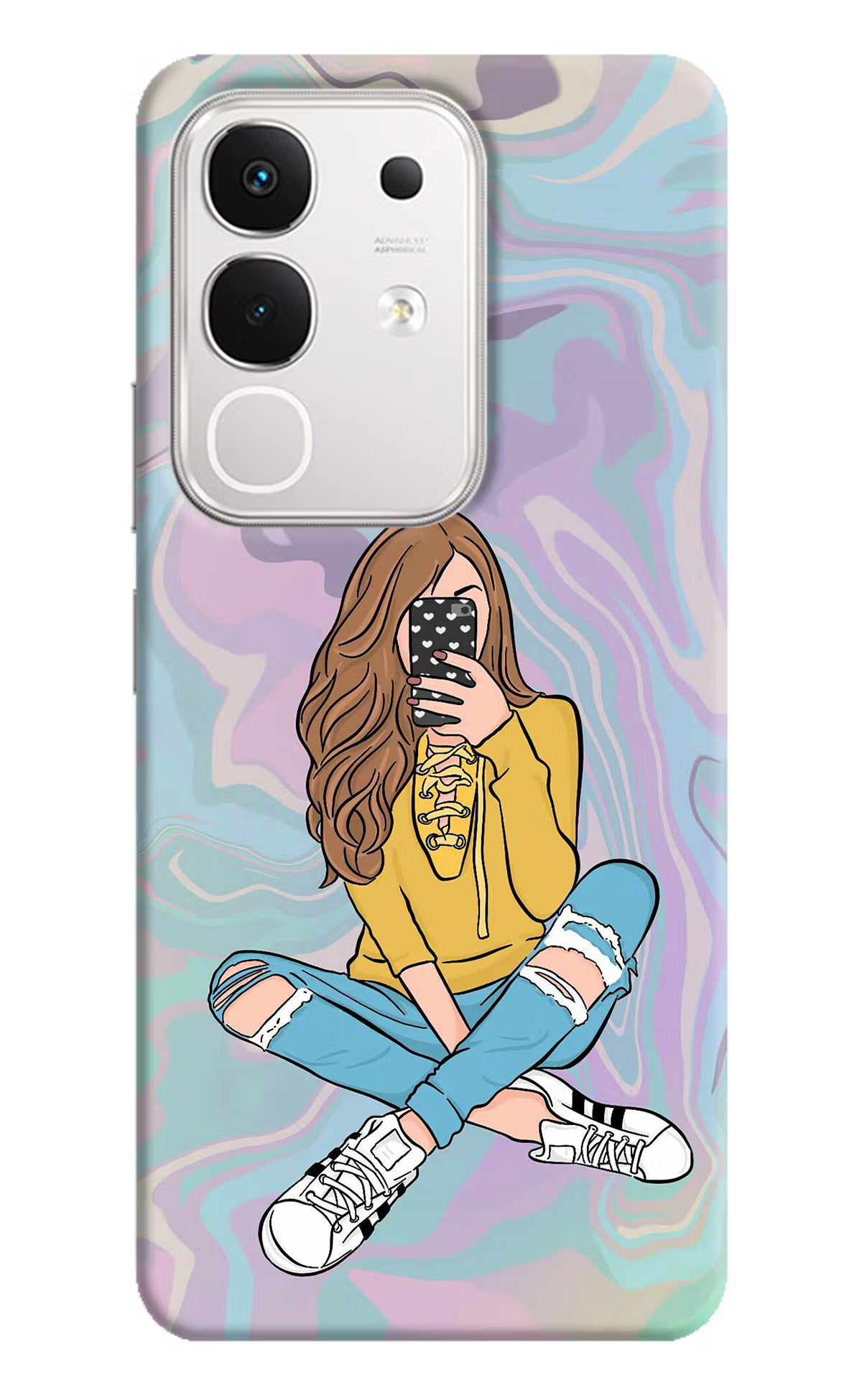 Selfie Girl iQOO Z10x 5G Hard Case Back Cover by Casekaro