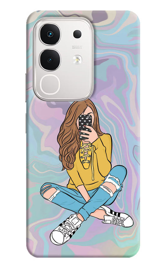 Selfie Girl iQOO Z10x 5G Hard Case Back Cover by Casekaro