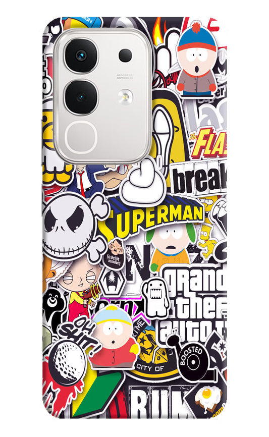 Sticker Bomb iQOO Z10x 5G Hard Case Back Cover by Casekaro