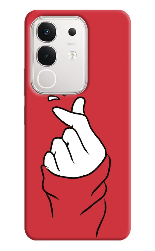 Korean Love Sign iQOO Z10x 5G Hard Case Back Cover by Casekaro