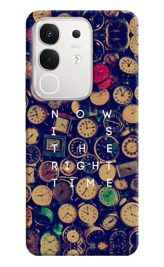 Now is the Right Time Quote iQOO Z10x 5G Hard Case Back Cover by Casekaro